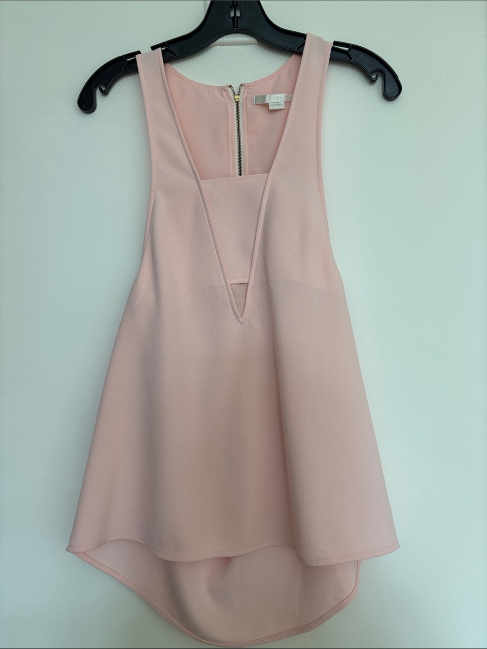 Cooper & Ella Blush Pink High-Low Sleeveless Top